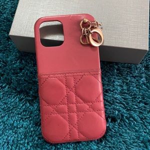 DIOR IPHONE CASE LEATHER AUTHENTIC